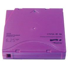 HP C7976AL#005 | LTO-6 Ultrium 2.50TB Native / 6.25TB Compressed Metal Particle (MP) RW Tape Data Cartridge