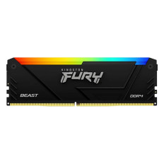 Kingston KF432C16BB2A/32 | FURY Beast RGB 32GB DDR4-3200MHz PC4-25600 Non-ECC 288-Pin UDIMM Memory