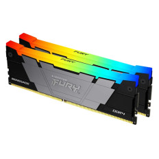Kingston KF432C16RB12AK2/32 | FURY Renegade RGB 32GB Kit (2X16GB) DDR4-3200MHz PC4-25600 Non-ECC 288-Pin UDIMM Memory