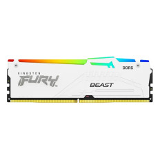 Kingston KF560C36BWE2A-16 | FURY Beast White RGB EXPO 16GB DDR5-6000MMHz Non-ECC CL36 288-Pin UDIMM Memory
