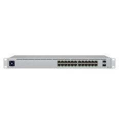 Ubiquiti USW-24 | 24-Port, Layer 2 Switch with a Silent, Fanless Cooling System
