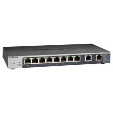 Netgear GS110EMX-100PES | GS110EMX 8 x RJ-45 Ports 10/100/1000Base-T + 2 x Multi-Gigabit Ports Layer 3 Managed Gigabit Ethernet Network Switch