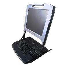 Dell 0FY452 | 1U KMM 17-inch LCD Rackmount Monitor Server Rack Console with Touchpad and Keyboard