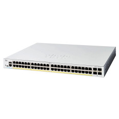Cisco C1300-48P-4G | Catalyst 1300 Series 1300-48P-4G 48 x 10/100/1000Base-T RJ-45 PoE+ and 4 x 1GbE SFP Uplink Ports Layer 3 Managed Gigabit Ethernet Switch