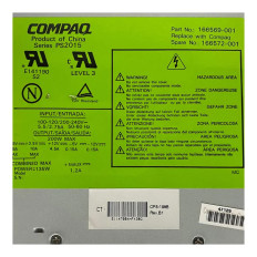 HP 166572-001 | 200-Watts 200-240V 50-60Hz Switching Power Supply for Deskpro 4000 / 6000