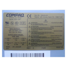 HP 326297-001 | 185-Watts Power Supply