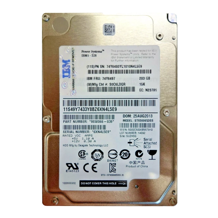 9SW066-039 Seagate 300GB 6Gb/s SAS 15000 2.5-inch 64MB Hard Drive