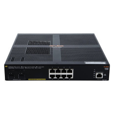 HP JL258AR | Aruba 2930F Series 2930F 8G PoE+ 2SFP+ 8 x RJ-45 PoE+ 10/100/1000Base-T and 2 x SFP+ Ports Layer 3 Managed Gigabit Ethernet Network Switch