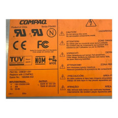 HP 298581-001 | 750-Watts 100-240V AC 8.0A 50-60Hz Hot-Plug Redundant Power Supply for ProLiant 3000 / 5500 / 6500 Series Servers
