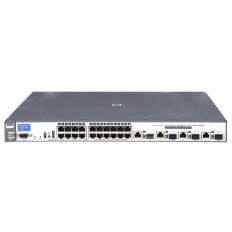 HP J4903A-8099 | ProCurve 2800 Series 2824 20 x 10/100/1000Base-T RJ-45 and 4 x Combo RJ-45/SFP (mini-GBIC) GE Ports Layer 3 Managed Gigabit Ethernet Network Switch