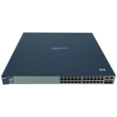 HP J8164A#ABG | ProCurve 2600 Series 2626-PWR 24 x 10/100Base-TX RJ-45 PoE and 2 x 1GbE RJ-45/SFP Dual-Personality Ports Layer 3 Managed Stackable Fast Ethernet Network Switch