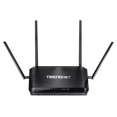 TRENDnet TEW-827DRU | StreamBoost AC2600 Single Band 802.11ac 5GHz 5dBi MU-MIMO 5-Ports RJ-45 Wi-Fi Wireless Router