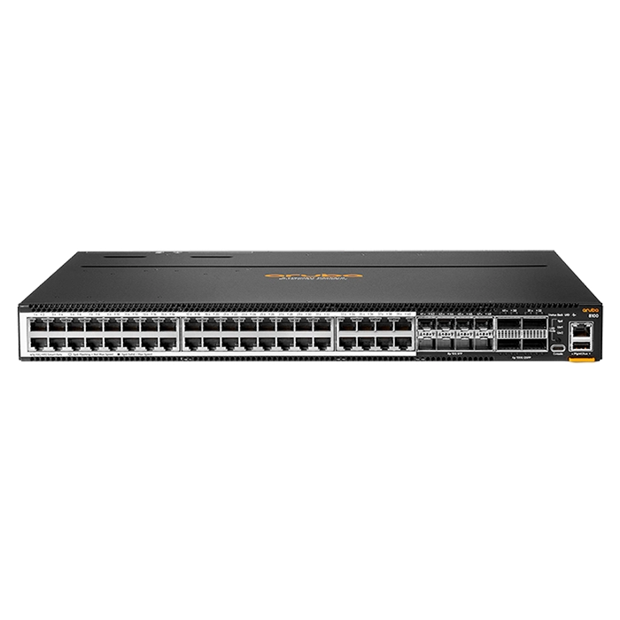 R9W92A#B2B HP Aruba CX 8100 Series CX-8100-40G-8SFP+ 40-Ports 10/100/1000Base-T RJ-45 GbE 8-Port 10GBase-X SFP+ 4-Port 40/100G QSFP+/QSFP28 Front-to-Back Airflow Managed Layer 3 Rack-mountable 1U Gigabit Ethernet Switch
