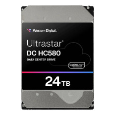 Western Digital WUH722424AL5204 | Ultrastar DC HC580 24TB 3.5" 12GB/s SAS 7200RPM 512MB Cache 512e/4Kn Base SE Data Center Hard Drive