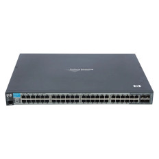 HP J9022AR | ProCurve 2810 Series 2810-48G 44 x RJ-45 Ports 10/100/1000Base-T + 4 x Dual Personality RJ-45/SFP (mini-GBIC) Ports Layer 2 Managed Rack-mountable Stackable Gigabit Ethernet Network Switch