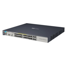 HP J9471A-N | ProCurve 3500-24-PoE 20-Ports 10/100 RJ-45 PoE 4-Ports Dual Purpose Ports Manageable Layer3 Rack-mountable Ethernet Switch with 4x Sha