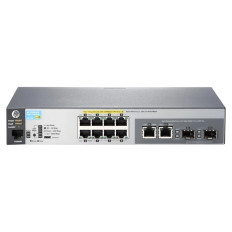 HP J9774A#B8X | Aruba 2530 Series 2530-8G-PoE+ 8 x RJ-45 PoE+ 10/100/1000Base-T and 2 x Combo Gigabit SFP Ports Layer 2 Managed Gigabit Ethernet Network Switch