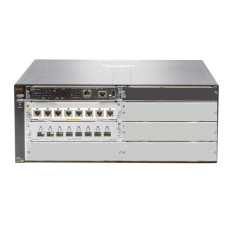 HP JL002-61101 | 5400R Series 5406R 8XGT PoE+ / 8SFP+ V3 8 x RJ-45 Ports PoE+ 10GBase-T + 8 x Fixed SFP+ Ports + 4 x Expansion Module Slots Layer 3 Managed Rack-mountable Gigabit Ethernet Network Switch Chassis