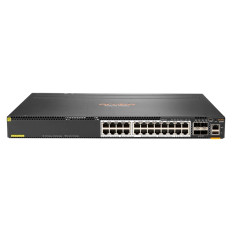 HP JL660-61001 | Aruba CX 6300M Series 24 x 5GBase-T RJ-45 Class6 PoE and 4 x 50GbE SFP56 Ports Layer 3 Managed Stackable Gigabit Ethernet Network Switch