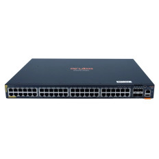 HP JL727-61201 | Aruba CX 6200 Series 6200F-48G-Class4-PoE-4SFP+ (370W) 48 x 10/100/1000Base-T RJ-45 PoE+ and 4 x 10GbE SFP+ Ports Layer 3 Gigabit Managed Network Switch
