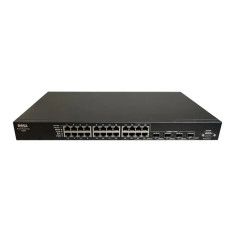 Dell 0HC276 | PowerConnect 5324 24 x RJ-45 Ports 10/100/1000Base-T + 4 x Shared SFP Ports Layer 2 Managed 1U Rack-mountable Gigabit Ethernet Network Switch