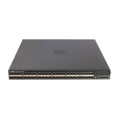 Dell 08KHT1 | PowerConnect 8100 Series 8164F 48 x 10GBase-X SFP+ and 2 x 40GbE QSFP+ Ports and 1 x 40GbE Expansion Module Slot Layer 3 Managed 10/40 Gigabit Ethernet Switch