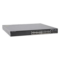 Dell 210-ASPC | EMC PowerSwitch N2200-ON Series N2224PX-ON Series 12 x 2.5GBase-T RJ-45 PoE+ and 12 x 2.5GBase-T RJ-45 PoE++ and 4 x 25GbE SFP28 and 2 x 40GbE QSFP+ Ports with OS6 Front-to-Back Airflow Layer 3 Managed Switch