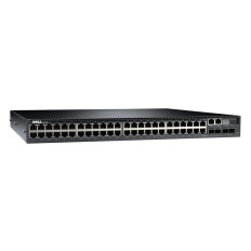 Dell 463-7709 | PowerSwitch N3000 Series N3048 48 x RJ-45 Ports 10/100/1000Base-T + 2 x SFP+ Ports + 2 x Combo SFP Ports 1000Base-T Layer 3 Managed 1U Rack-mountable Gigabit Ethernet Network Switch