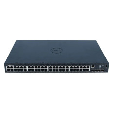 Dell N1548 | EMC PowerSwitch N1500 Series N1548 48 x 10/100/1000Base-T RJ-45 and 4 x 10GbE SFP+ Ports Layer 3 Managed Gigabit Ethernet Network Switch