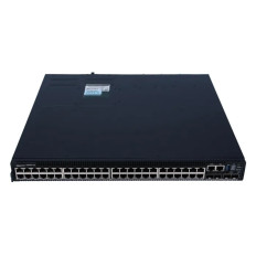 Dell N3248TE-ONR | PowerSwitch N3200-ON Series N3248TE-ON 48 x RJ-45 Ports 10/100/1000Base-T + 4 x SFP28 Ports + 2 x QSFP28 Ports Layer 3 Managed 1U Rack-mountable Back-To-Front Airflow Gigabit Ethernet Network Switch