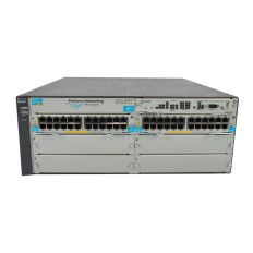 HP J8699AZ | ProCurve 5400 zl Series 5406zl 48G 48 x RJ-45 Ports 1000Base-T + 4 x Expansion Slots Layer 2 Managed Rack Mountable Intelligent Edge Stackable Gigabit Ethernet Network Switch