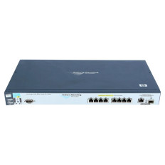 HP J8762A#ACE | ProCurve 2600 Series 2600-8-PWR 8 x 10/100Base-TX RJ-45 PoE and 1 x 1GbE RJ-45/SFP Dual-Personality Ports Layer 3 Managed Stackable Fast Ethernet Network Switch