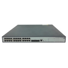 HP JE007A#ABA | OfficeConnect 1910 Series 1910-24G-PoE (365W) 24 x RJ-45 10/100/1000Base-T and 4 x SFP (mini-GBIC) Ports Layer 3 Managed Gigabit Ethernet Network Switch