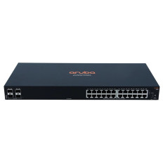 HP JL678A#B2E | Aruba CX 6100 Series 6100 24G 4SFP+ 24 x 1000Base-T RJ-45 and 4 x 10GbE SFP+ Ports Layer 3 Managed Gigabit Ethernet Network Switch