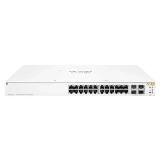 HP JL684B | Aruba Instant On 1930 Series 1930-24G-Class4-PoE-4SFP/SFP+-370W 24 x 1000Base-T RJ-45 Class4 PoE and 4 x 10GbE SFP+ Ports Layer 3 Managed Gigabit Ethernet Network Switch