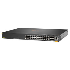 HP JL725A#ABB | Aruba CX 6200 Series 6200F-24G-Class4-PoE-4SFP+ (370W) 24 x 10/100/1000Base-T RJ-45 PoE+ and 4 x 10GbE SFP+ Ports Layer 3 Gigabit Managed Network Switch