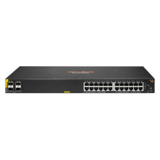 HP R8N87A | CX 6000 Series 6000 24G Class4 PoE 4SFP 24 x Rj-45 Ports 1000Base-T Class4 PoE + 4 x SFP Ports Layer 2 Managed Stackable 1U Rack-mountable Gigabit Ethernet Network Switch
