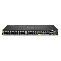 HP R8Q71-61001 | Aruba CX 6200M Series 36-Ports 10/100/1000Base-T RJ-45 PoE Class 6 12-Ports 5G SmartRate 4-Ports 10GBase-X SFP+ Gigabit Ethernet Switch
