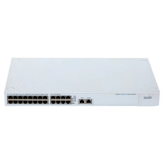 3Com 3C17300A-ME | 4200 26-Port Managed Stackable Ethernet Switch 24 x 10/100Base-TX LAN, 2 x 10/100/1000Base-T LAN Managed Ethernet Switch