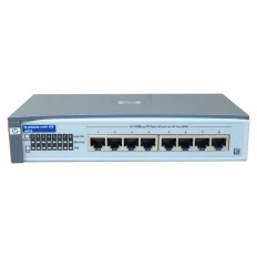 HP J4097B#ABB | ProCurve 408 8 x RJ-45 Ports 10/100Base-TX Layer 2 Unmanaged Rack-mountable Fast Ethernet Network Switch