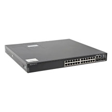 Dell 210-AWZR | PowerSwitch N3200-ON N3224P-ONF 24 x Ports PoE 10/100/1000Base-T + 4 x 10Base-X SFP+ + 2 x 100GbE QSFP28 Layer 3 Managed Gigabit Ethernet Network Switch