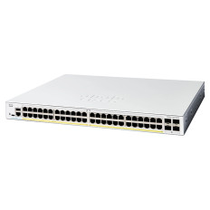 Cisco C1200-48T-4X= | Catalyst 1200-48T-4X 48x Gigabit Ethernet PoE+ Ports with 4x 10G SFP+ Ports Layer 3 Rack Mountable Managed Network Switch