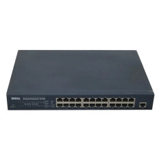 Dell 08X156 | PowerConnect 2124 24 x Ports 10/100Base-TX + 1 x Port 10/100/1000Base-T 1U Rack-mountable Fast Ethernet Network Switch
