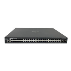Dell 40K8701 | Force10 S-Series S50 48 x Ports PoE 10/100/1000Base-T + 4 x SFP Ports Layer 3 Managed 1U Rack mountable Gigabit Ethernet Network Switch