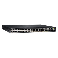 Dell 634-BZTQ | E3248p-On 48-Ports 10/100/1000Base-T RJ-45 PoE 4-Ports 10GBase-X SFP+ 2-Ports 100GBase-X QSFP28 Gigabit Ethernet Network Switch