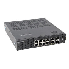 Dell HK2G1 | EMC PowerSwitch N1100 Series N1108EP-ON 8 x 10/100/1000Base-T RJ-45 PoE+ and 2 x GE RJ-45 and 2 x SFP (mini-GBIC) Ports Layer 2 Managed Gigabit Ethernet Network Switch