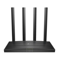 TP-LINK Archer-AC1900 | AC1900 Series Dual Band 802.11ax 5GHz 3x3 MU-MIMO 4-Ports LAN 1-Port WAN RJ-45 4x Fixed High-Performance Antennas Gigabit Wi-Fi 5 Router