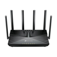 TP-LINK Archer-AXE5400 | AXE5400 Series Tri Band 802.11ax Dual Band 6GHz 4-Port LAN 1-Port WAN RJ-45 6x Fixed Antennas Gigabit Wi-Fi 6E Router