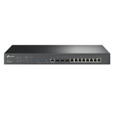 TP-LINK ER8411 | IEEE 802.3 2.2GHz 8-Ports RJ-45 2-Ports SFP+ 1-Port SFP Rack-mountable Gigabit Ethernet VPN Router