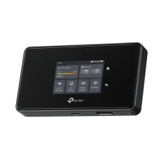 TP-LINK M8550 | Dual Band 802.11ax 6GHz 1.44-inch Screen 4700mAh 1-Port Gigabit WAN/LAN 1 Slot Nano SIM Card 1 Slot Micro SD Card Wi-Fi 6E Mobile Router